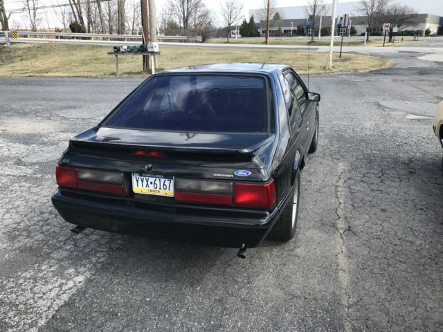 1993 Black Ford Mustang Hatchback