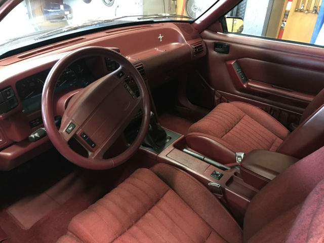 1993 Black Ford Mustang Hatchback