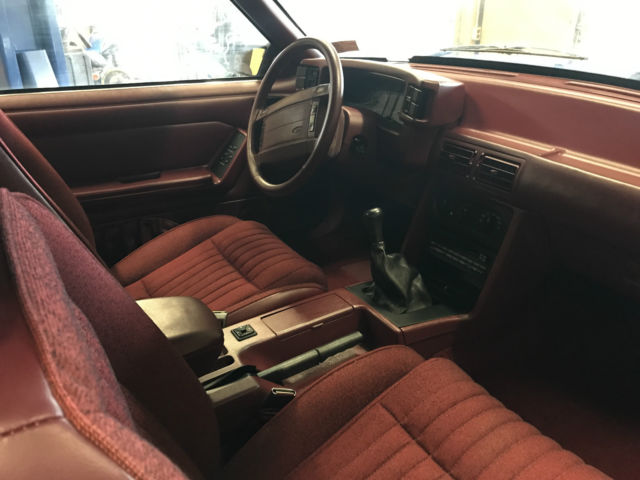 1993 Black Ford Mustang Hatchback