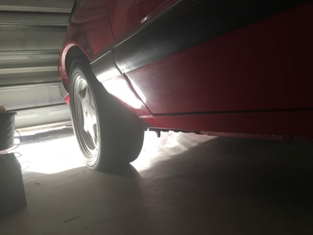 1990 Blue Ford Mustang Hatchback