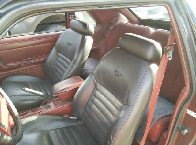 1992 Black Ford Mustang Hatchback