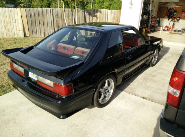 1992 Black Ford Mustang Hatchback
