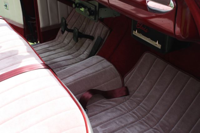 1950 Burgundy Ford Deluxe Coupe