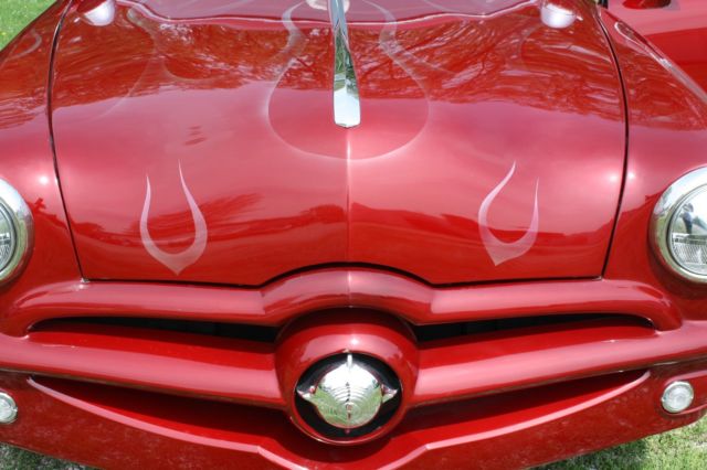 1950 Burgundy Ford Deluxe Coupe