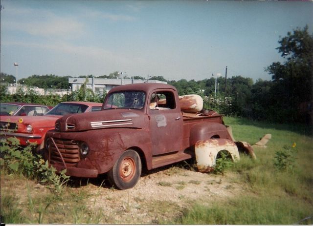 1950 Red Ford Other Pickups Cab & Chassis