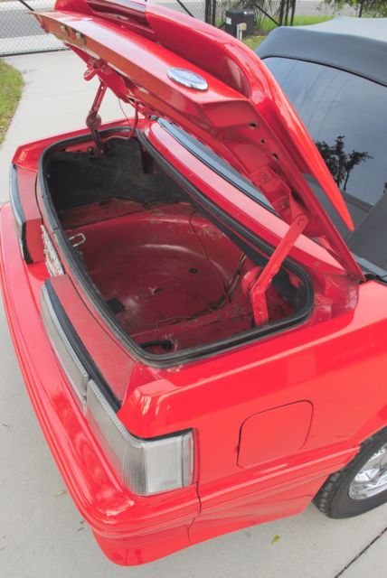 1993 Vibrant Red Ford Mustang Convertible