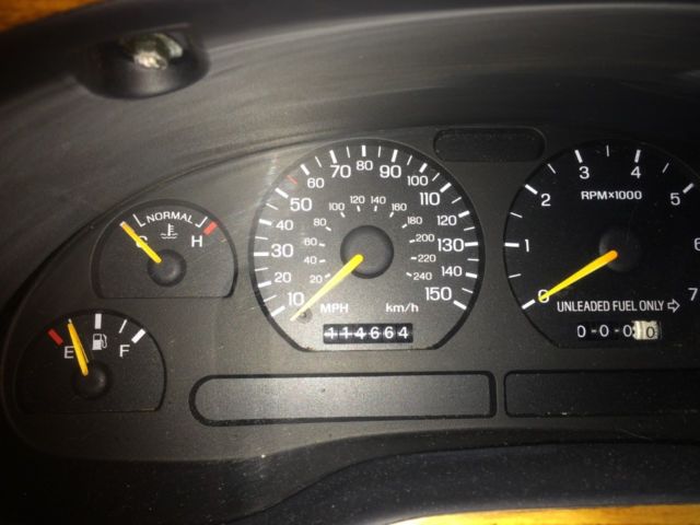 1994 Black Ford Mustang Convertible