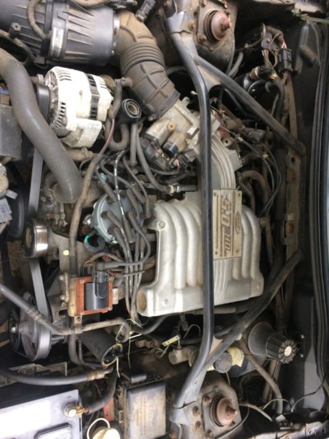 1994 Black Ford Mustang Convertible