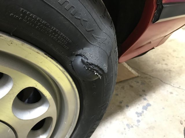 1983 Red Ford Mustang Convertible