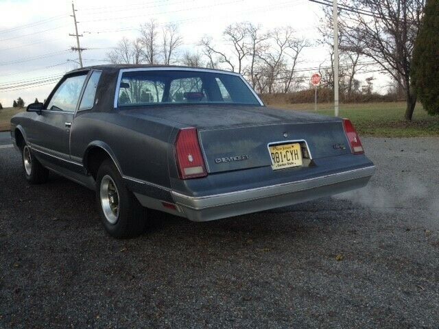 1987 Gray Chevrolet Monte Carlo Coupe