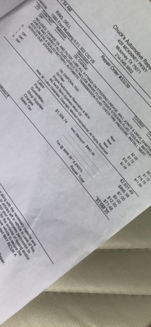 1990 Red Ford Mustang Convertible