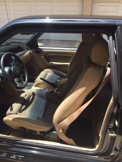1989 Black Ford Mustang