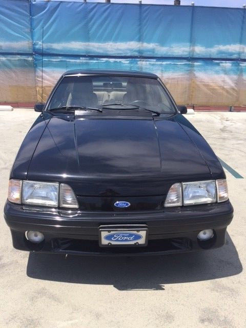 1989 Black Ford Mustang