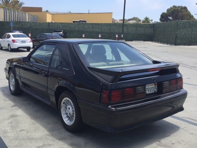 1989 Black Ford Mustang