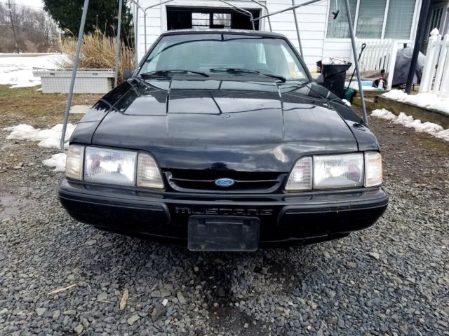 1988 Black Ford Mustang Coupe