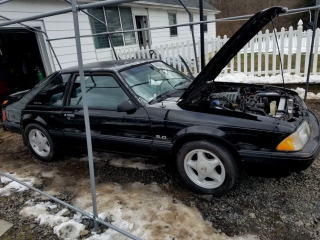 1988 Black Ford Mustang Coupe