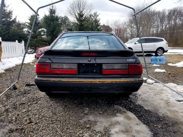 1988 Black Ford Mustang Coupe
