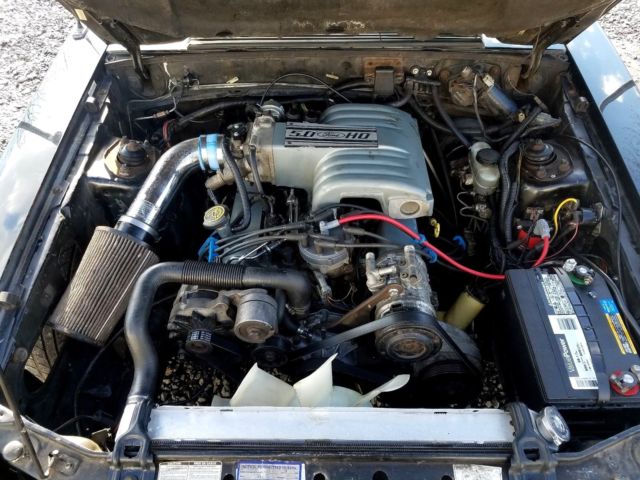 1988 Black Ford Mustang Coupe