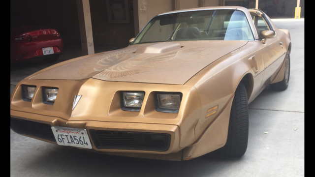 1981 Gold Pontiac Trans Am Coupe t-tops