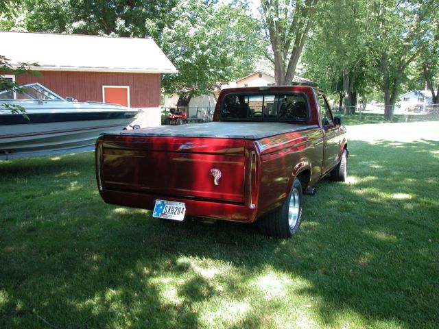 1991 Burgundy Ford Ranger Standard Cab Pickup