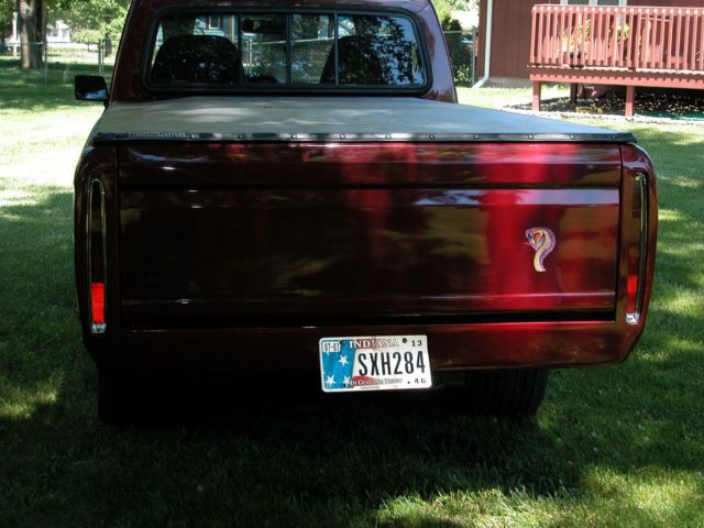 1991 Burgundy Ford Ranger Standard Cab Pickup