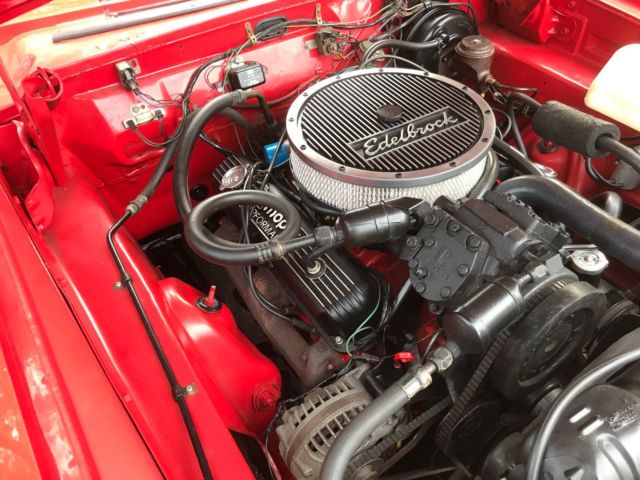 1965 Red Dodge Coronet Convertible