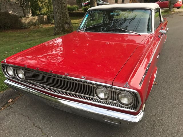 1965 Red Dodge Coronet Convertible