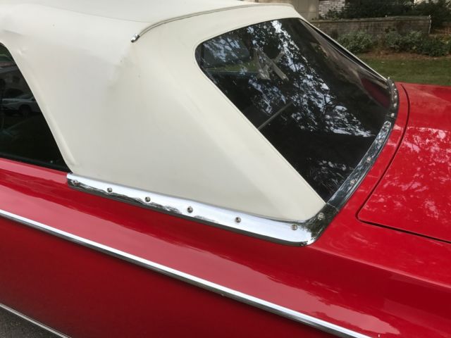 1965 Red Dodge Coronet Convertible