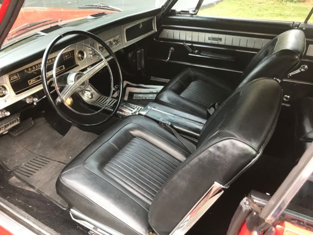 1965 Red Dodge Coronet Convertible