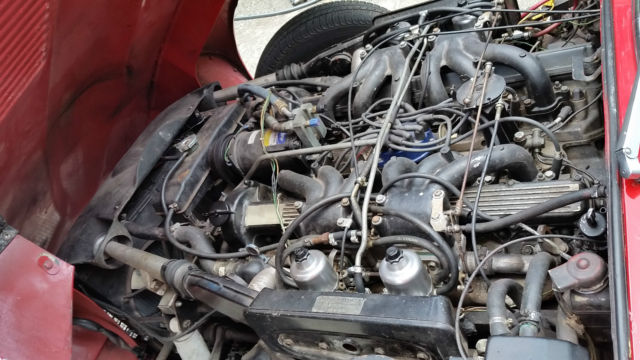 1971 Red Jaguar E-Type Coupe