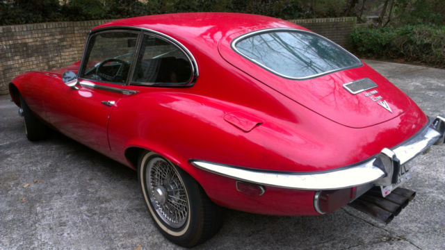 1971 Red Jaguar E-Type Coupe