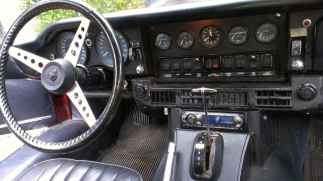 1971 Red Jaguar E-Type Coupe