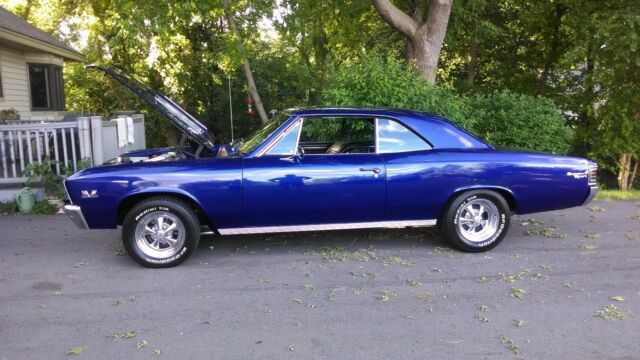 1967 Blue Chevrolet Chevelle Coupe