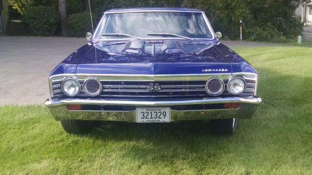 1967 Blue Chevrolet Chevelle Coupe