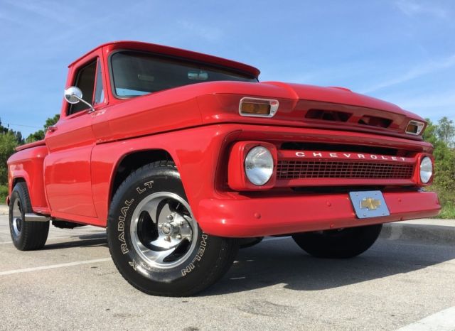 1966 RED Chevrolet C-10 PICKUP