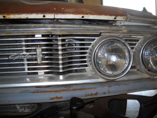 1964 White Ford Galaxie Fast Back