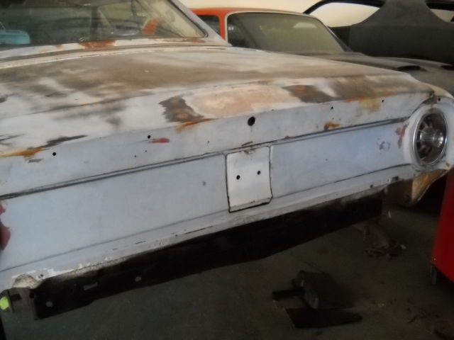 1964 White Ford Galaxie Fast Back