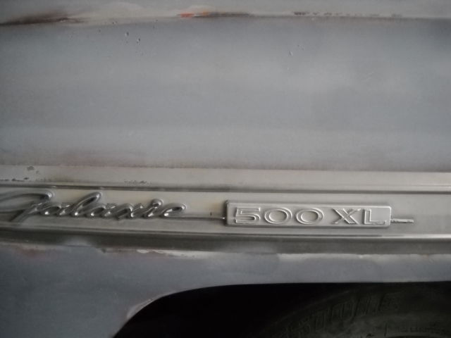 1964 White Ford Galaxie Fast Back