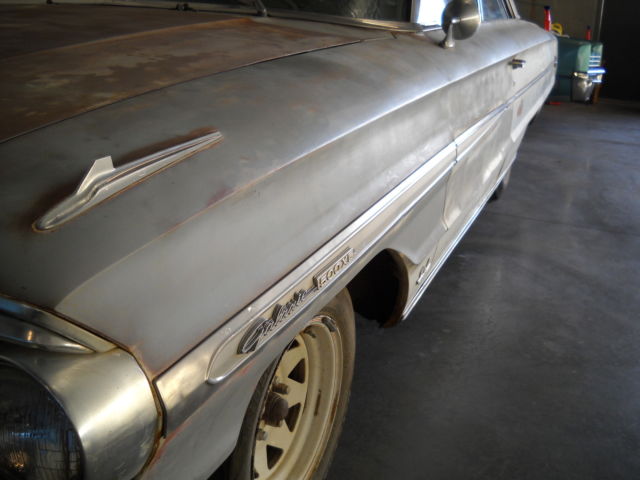 1964 White Ford Galaxie Fast Back