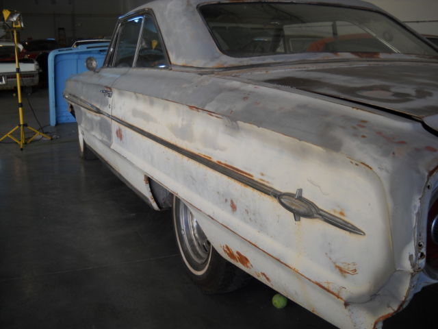 1964 White Ford Galaxie Fast Back