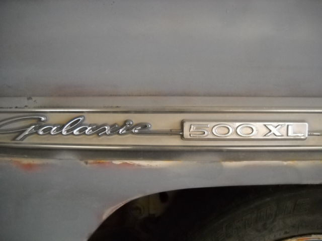 1964 White Ford Galaxie Fast Back