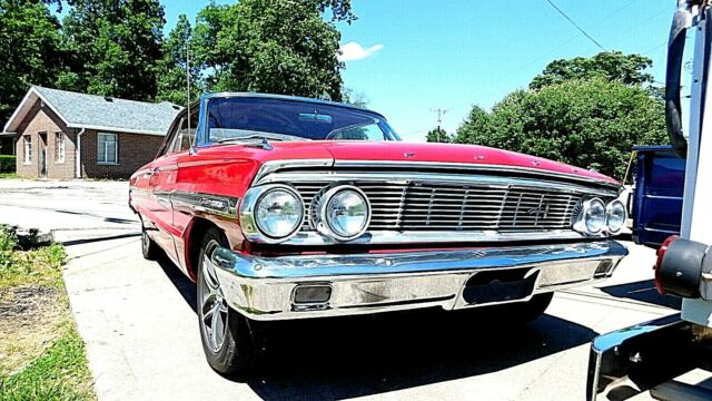 1964 Red Ford Galaxie Fastback