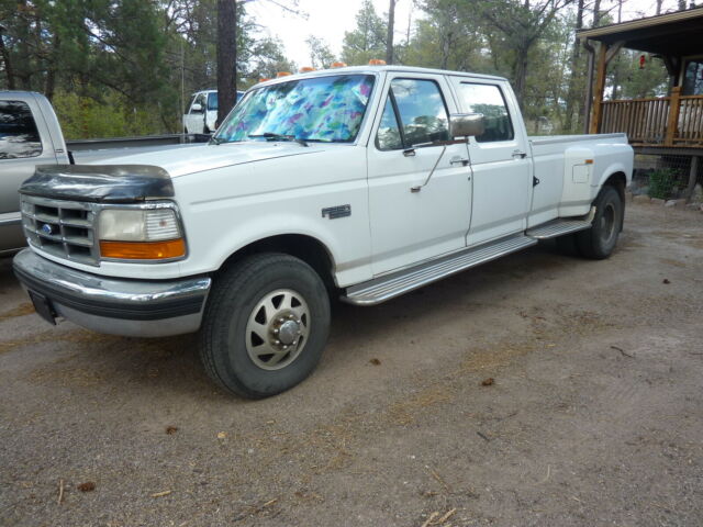 1994 White Ford F-350 Crew Cab Pickup