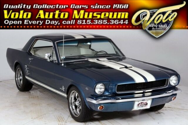 1966 Blue Ford Mustang Coupe