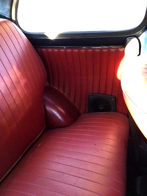 1971 midnight dark blue Fiat 500L Coupe