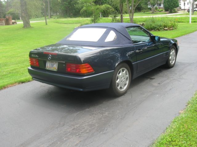 1992 Blue Mercedes-Benz 500-Series Convertible