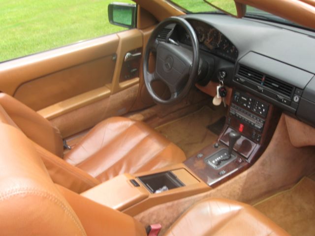 1992 Blue Mercedes-Benz 500-Series Convertible