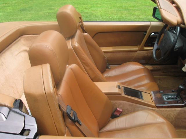 1992 Blue Mercedes-Benz 500-Series Convertible