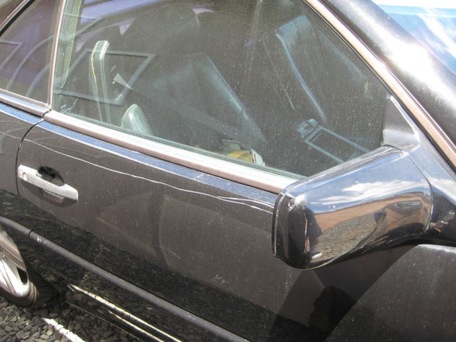 1992 Black Mercedes-Benz 500-Series Convertible