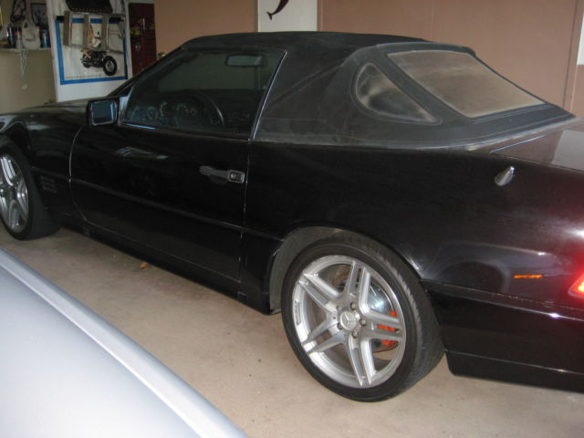 1992 Black Mercedes-Benz 500-Series Convertible